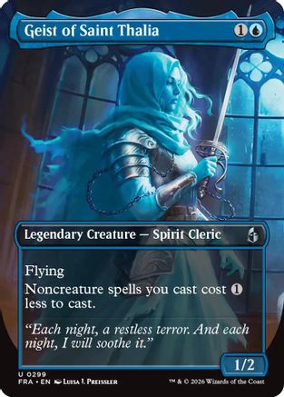 Geist of Saint Thalia (Borderless) (FRA-299) - Reality Fracture [Uncommon]
