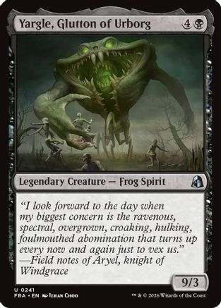 Yargle, Glutton of Urborg (FRA-241) - Reality Fracture [Uncommon]