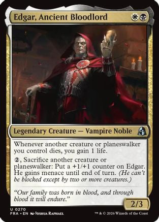 Edgar, Ancient Bloodlord (FRA-270) - Reality Fracture [Uncommon]