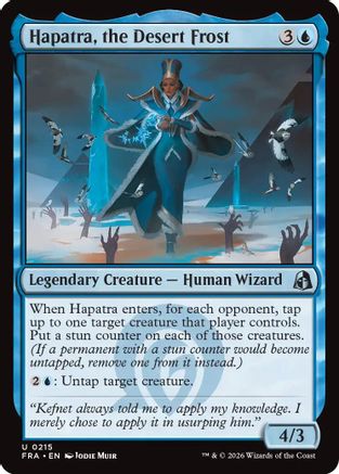 Hapatra, the Desert Frost (FRA-215) - Reality Fracture [Uncommon]