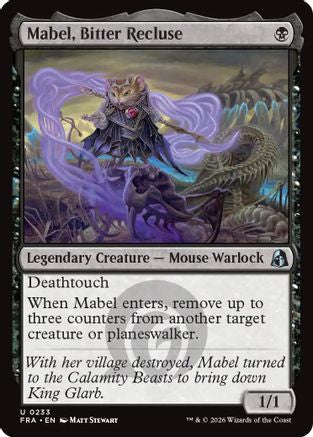 Mabel, Bitter Recluse (FRA-233) - Reality Fracture Foil [Uncommon]