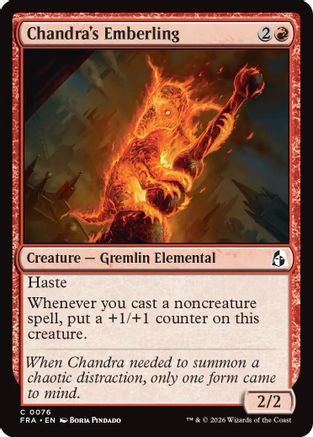 Chandra's Emberling (FRA-076) - Reality Fracture Foil [Common]