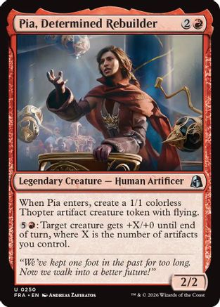 Pia, Determined Rebuilder (FRA-250) - Reality Fracture [Uncommon]