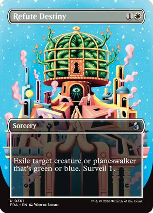 Refute Destiny (Borderless) (FRA-361) - Reality Fracture [Uncommon]