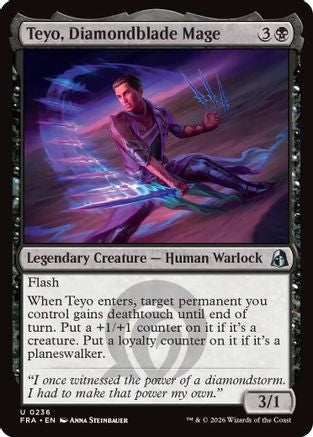 Teyo, Diamondblade Mage (FRA-236) - Reality Fracture [Uncommon]