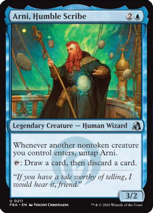 Arni, Humble Scribe (FRA-211) - Reality Fracture [Uncommon]
