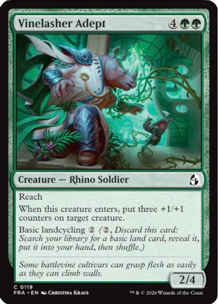 Vinelasher Adept (FRA-119) - Reality Fracture Foil [Common]