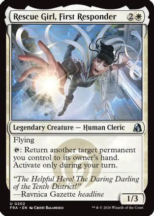 Rescue Girl, First Responder (FRA-202) - Reality Fracture [Uncommon]
