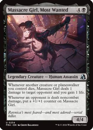 Massacre Girl, Most Wanted (FRA-234) - Reality Fracture [Uncommon]