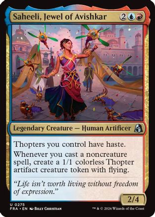 Saheeli, Jewel of Avishkar (FRA-275) - Reality Fracture [Uncommon]