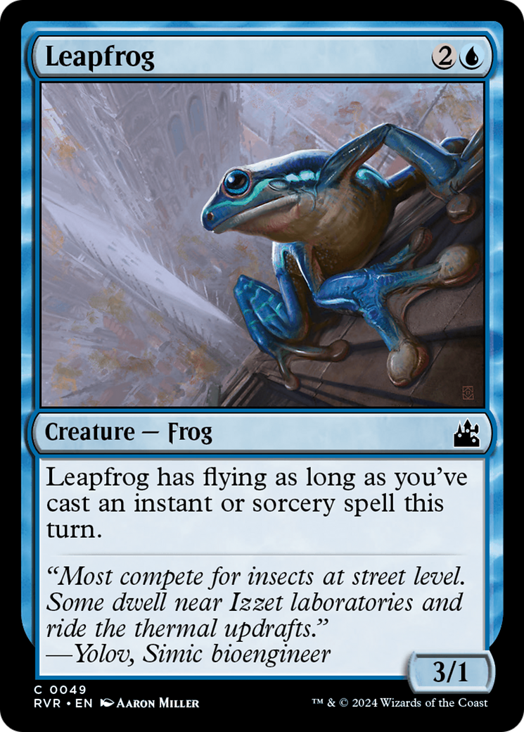 Leapfrog (RVR-049) - Ravnica Remastered [Common]