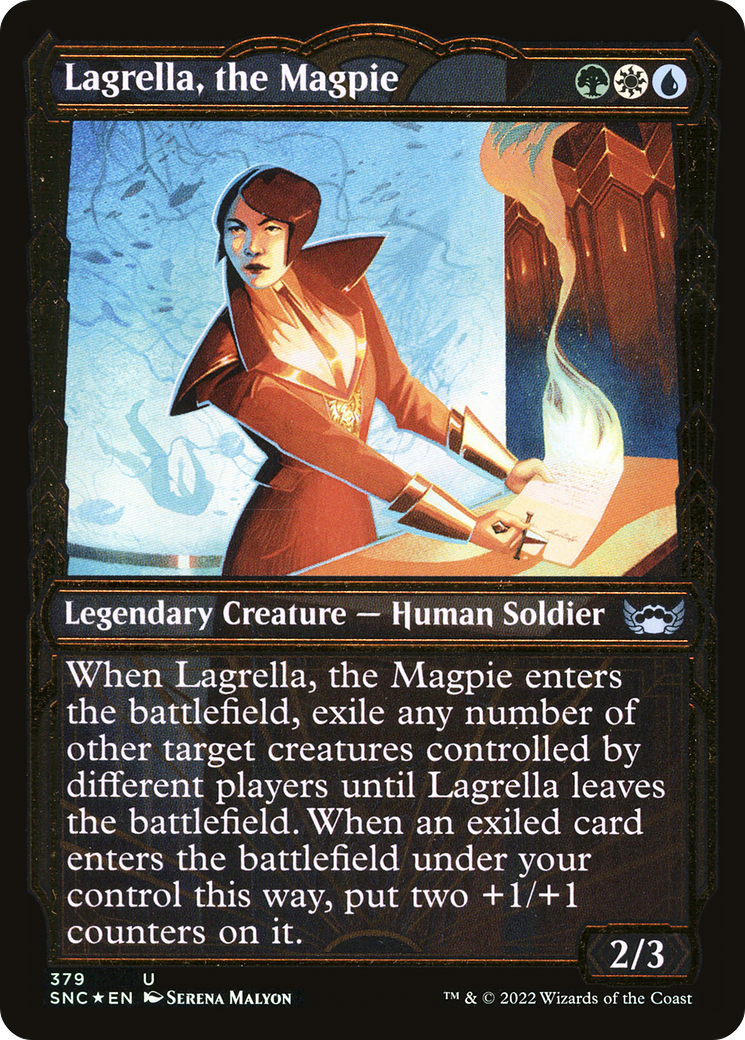 Lagrella, the Magpie (SNC-379) - Streets of New Capenna: (Showcase) Foil [Uncommon]