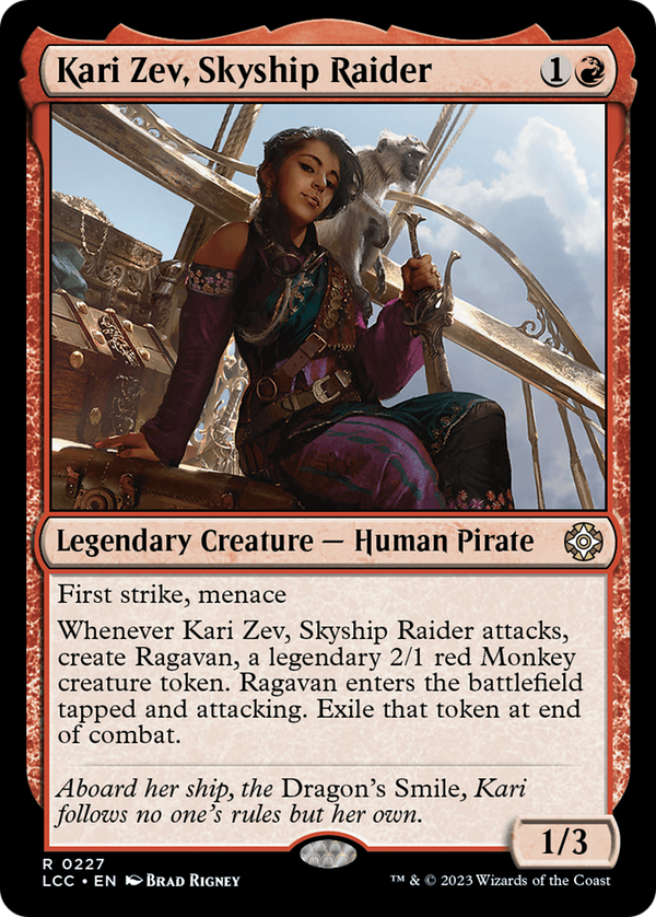 Kari Zev, Skyship Raider (LCC-227) - The Lost Caverns of Ixalan Commander [Rare]