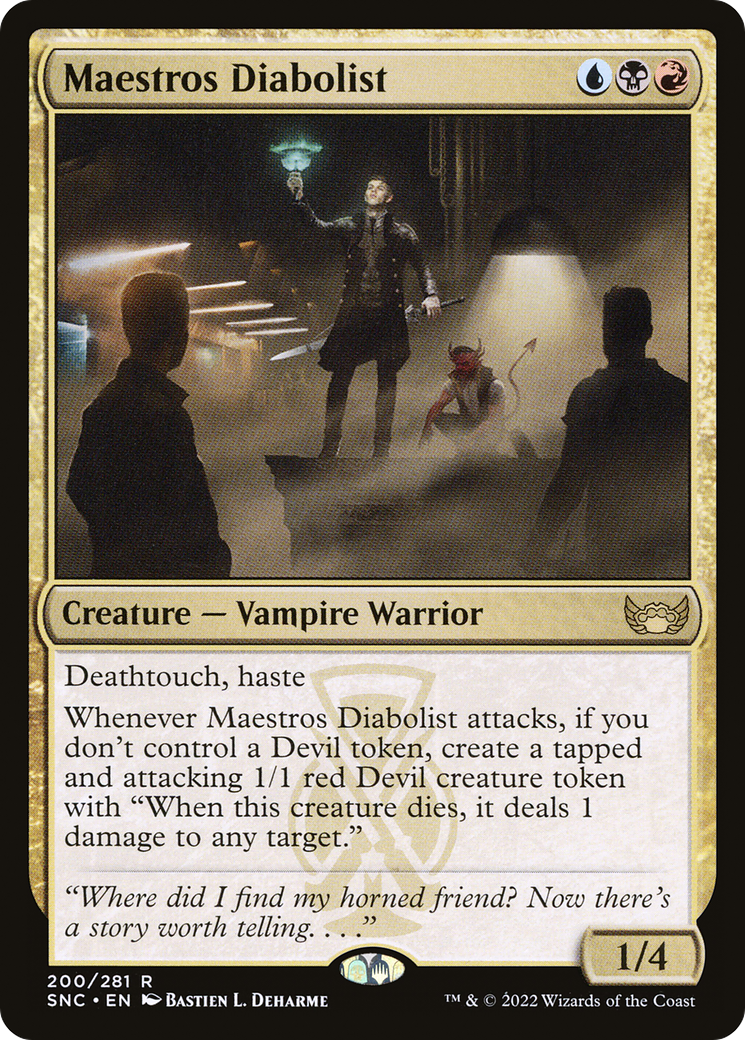 Maestros Diabolist (SNC-200) - Streets of New Capenna [Rare]