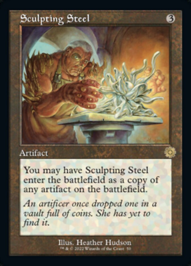 Sculpting Steel (BRR-050) - The Brothers' War Retro Artifacts [Rare] Retro Frame
