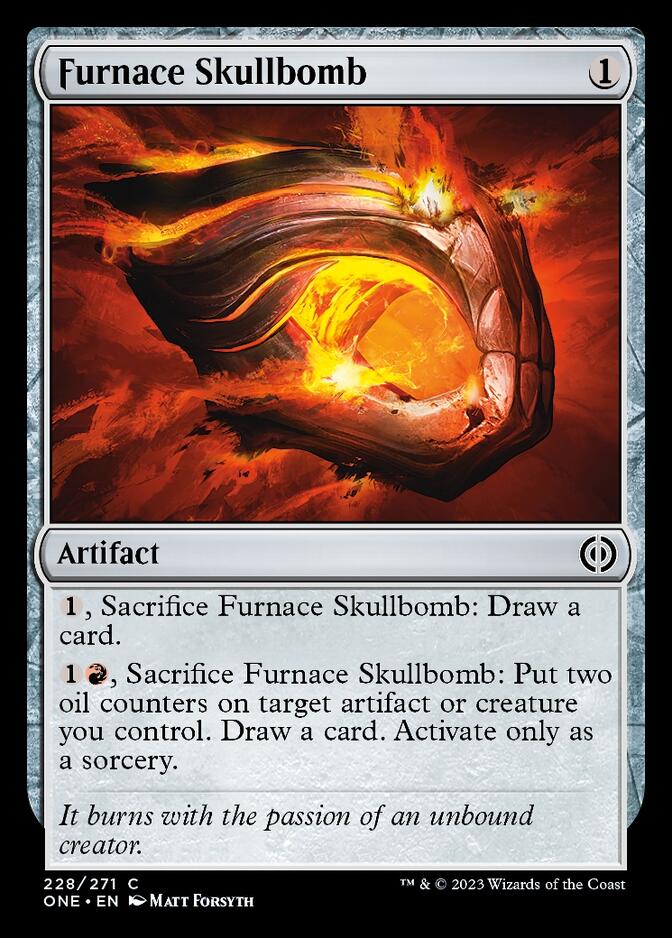 Furnace Skullbomb (ONE-228) - Phyrexia: All Will Be One [Common]