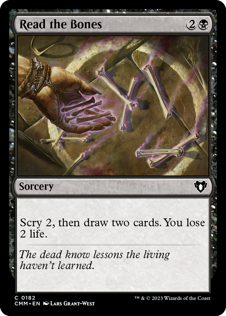 Read the Bones (CMM-182) - Commander Masters [Common]
