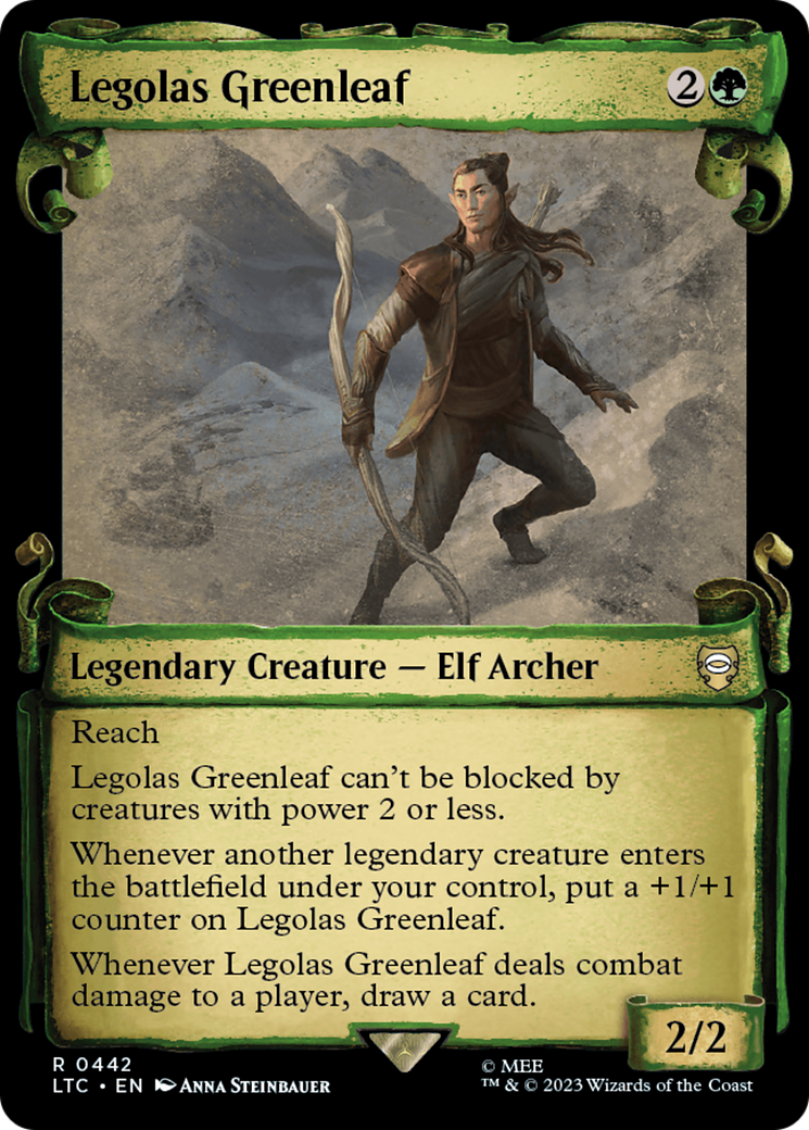 Legolas Greenleaf (LTC-442) - Tales of Middle-earth Commander: (Showcase) [Rare]