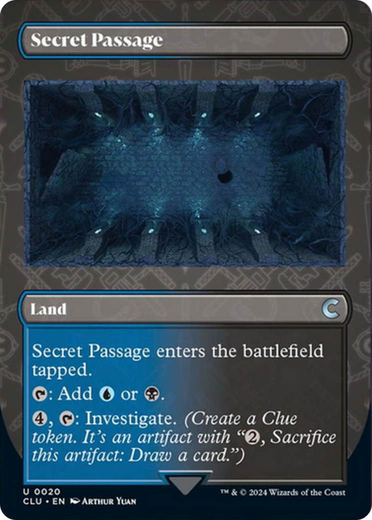 Secret Passage (CLU-020) - Ravnica: Clue Edition (Borderless) [Uncommon]