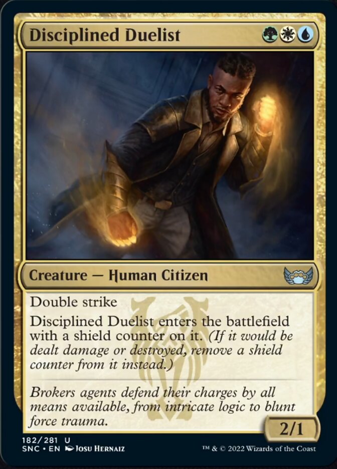 Disciplined Duelist (SNC-182) - Streets of New Capenna [Uncommon]
