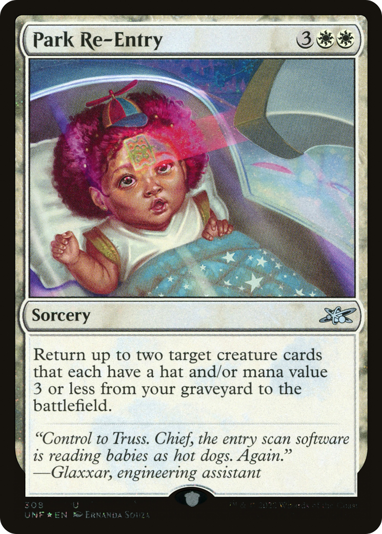 Park Re-Entry (UNF-308) - Unfinity Galaxy Foil [Uncommon]