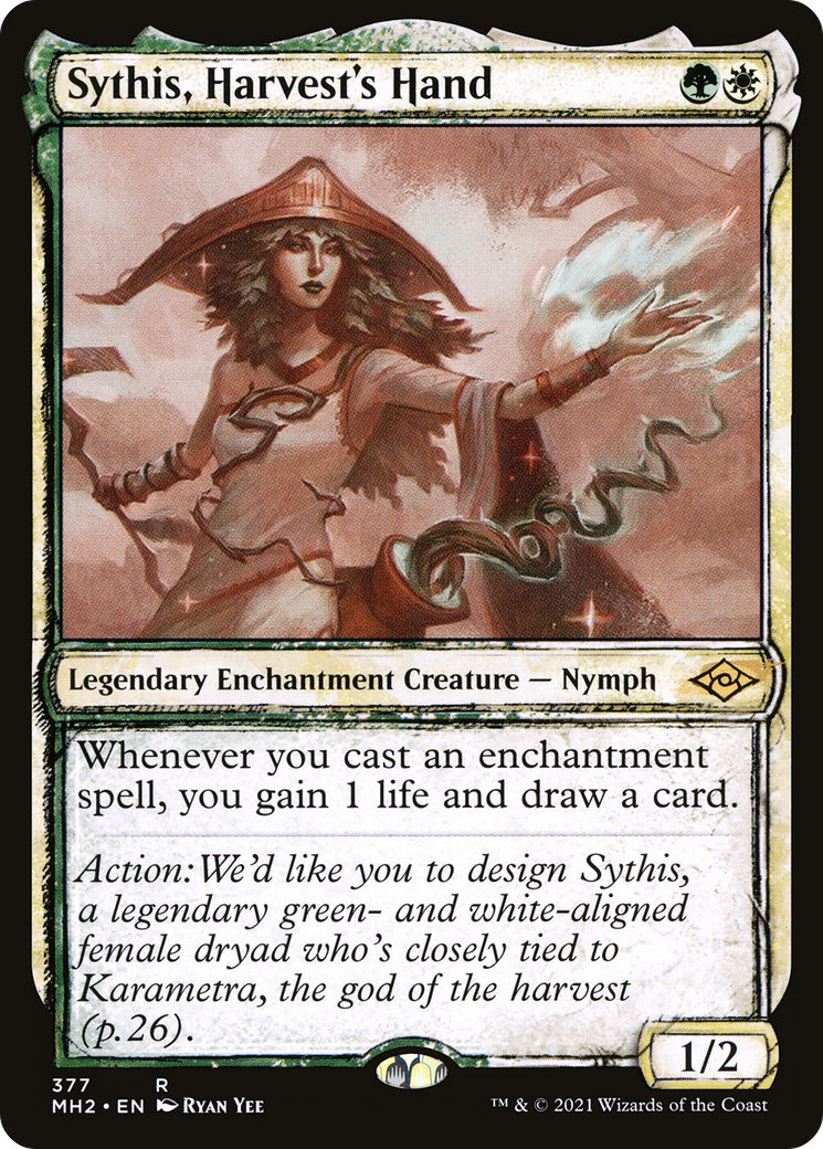 Sythis, Harvest's Hand (MH2-377) - Modern Horizons 2: (Showcase) Foil [Rare]