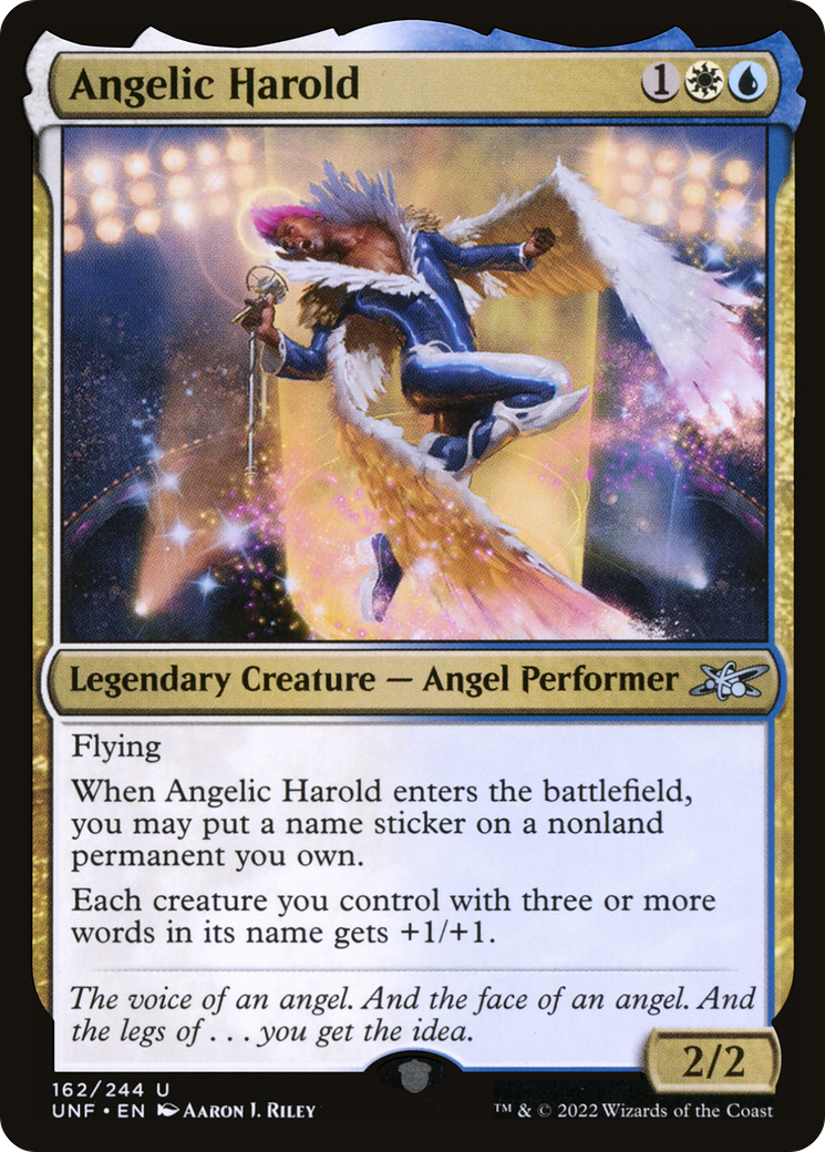 Angelic Harold (UNF-162) - Unfinity Foil [Uncommon]