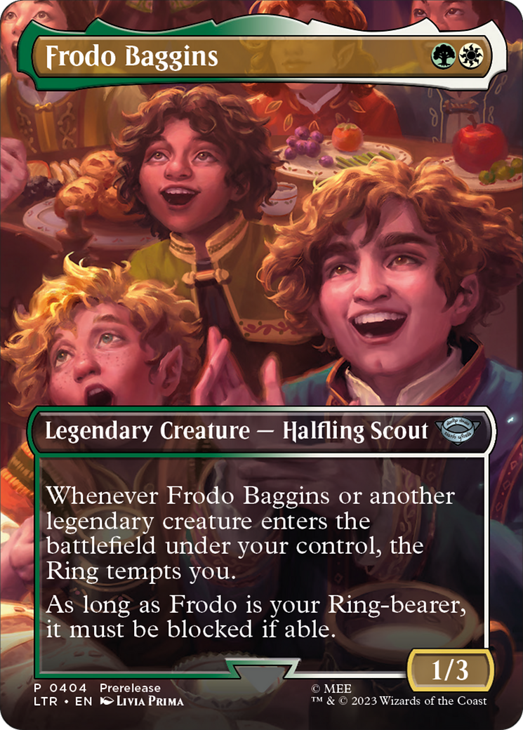 Frodo Baggins (LTR-404) - The Lord of the Rings: Tales of Middle-earth (Borderless) Foil [Uncommon]