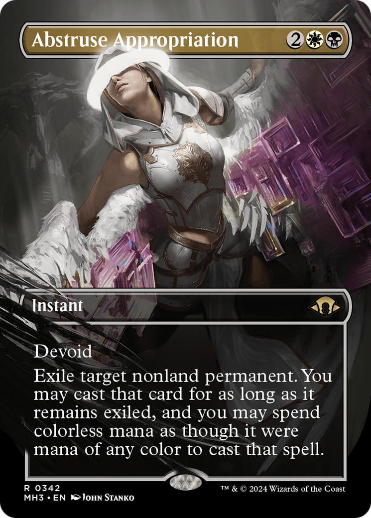 Abstruse Appropriation (MH3-342) - Modern Horizons 3 (Borderless) Foil [Rare]
