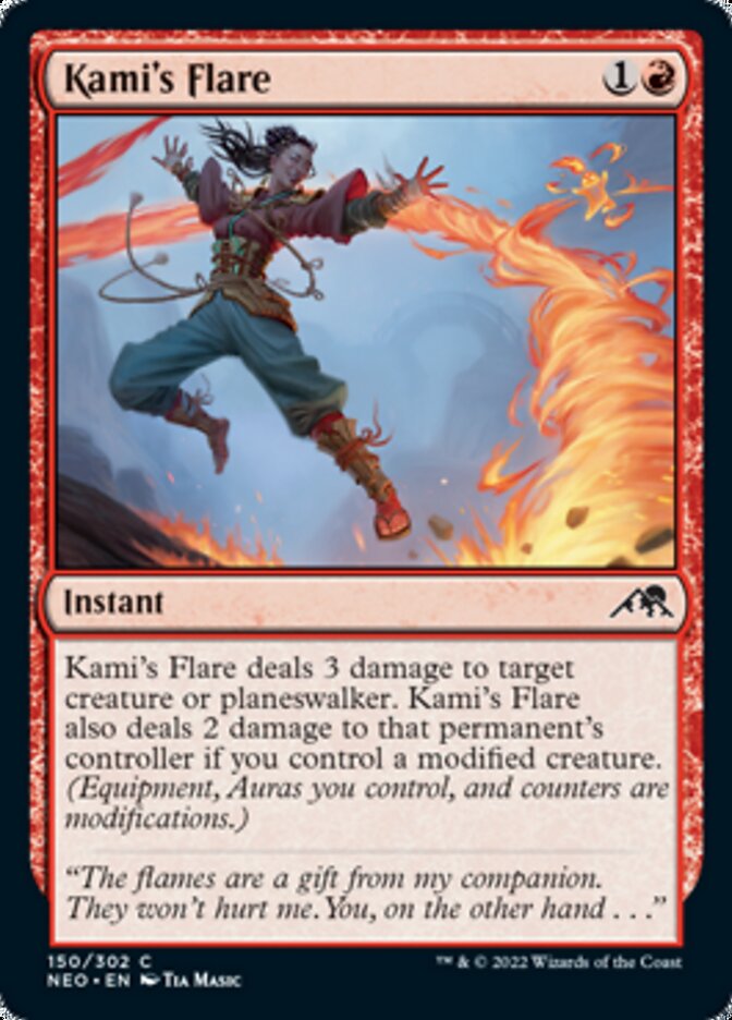 Kami's Flare (NEO-150) - Kamigawa: Neon Dynasty [Common]
