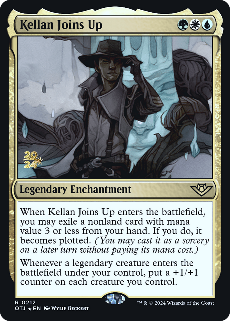 Kellan Joins Up (POTJ-212S) - Outlaws of Thunder Junction Promos Foil [Rare]