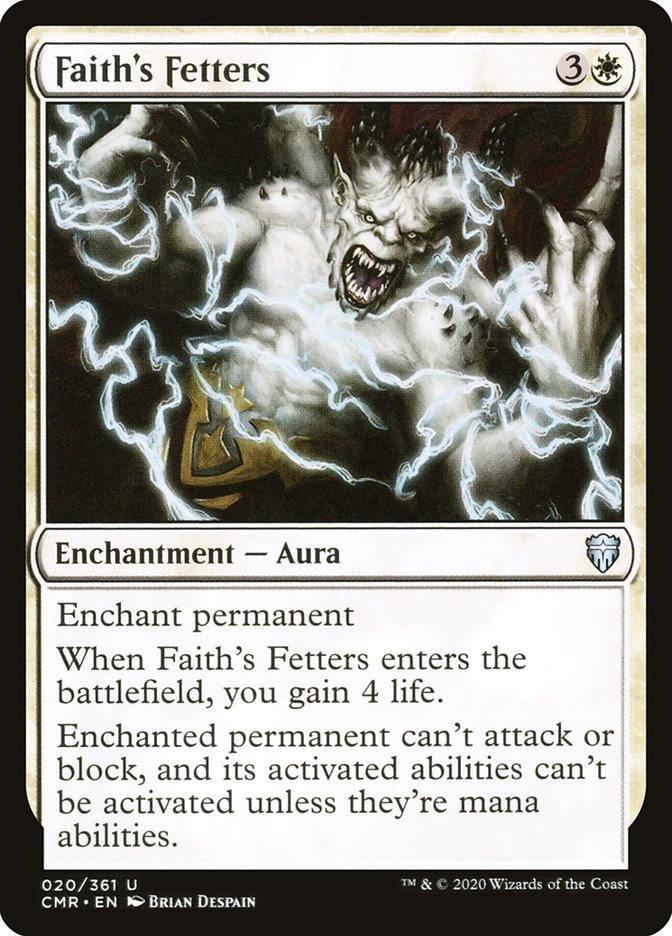 Faith's Fetters (CMR-020) - Commander Legends [Uncommon]