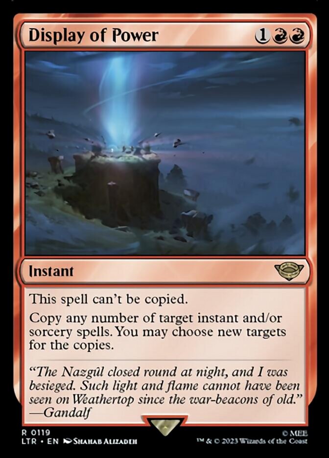 Display of Power (LTR-119) - The Lord of the Rings: Tales of Middle-earth [Rare]