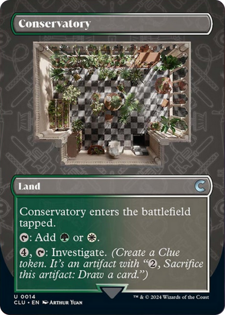 Conservatory (CLU-014) - Ravnica: Clue Edition (Borderless) [Uncommon]