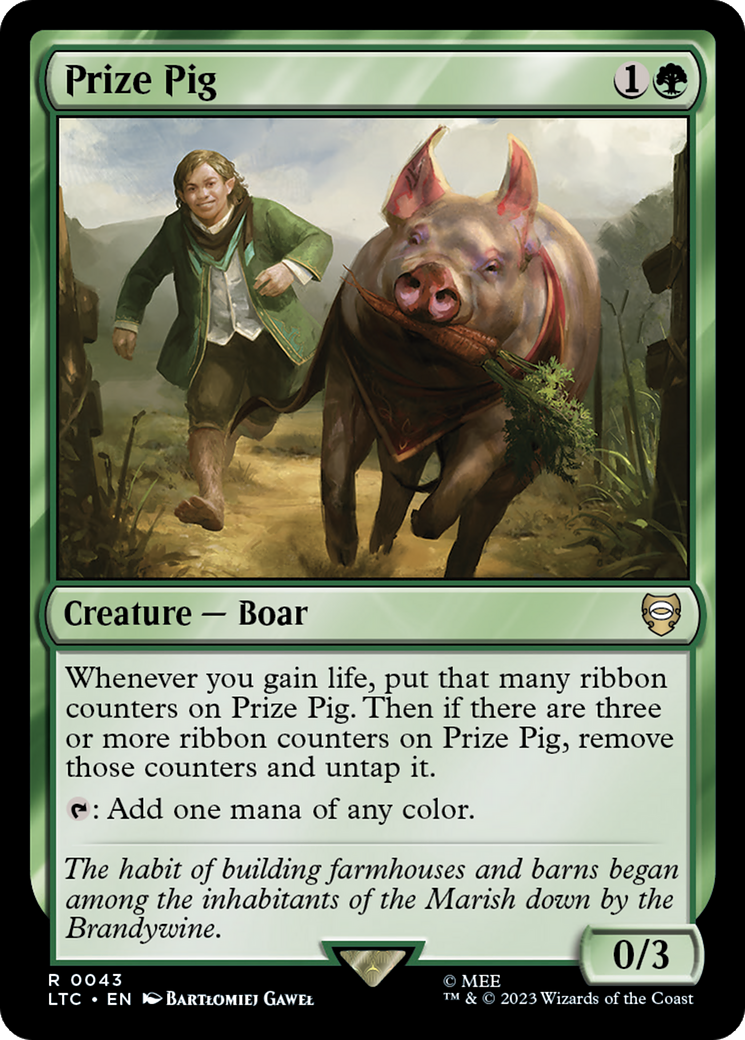 Prize Pig (LTC-043) - Tales of Middle-earth Commander [Rare]
