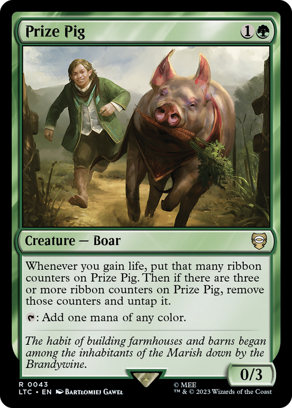 Prize Pig (LTC-043) - Tales of Middle-earth Commander [Rare]