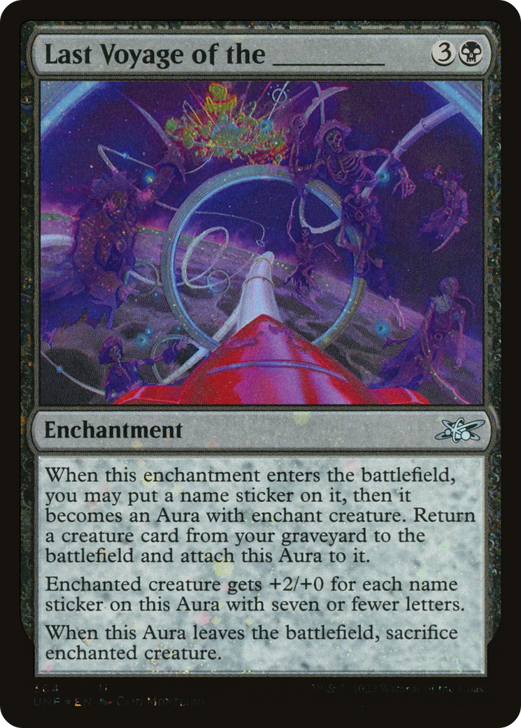 Last Voyage of the _____ (UNF-364) - Unfinity Galaxy Foil [Uncommon]