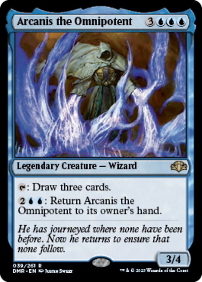 Arcanis the Omnipotent (DMR-039) - Dominaria Remastered [Rare]