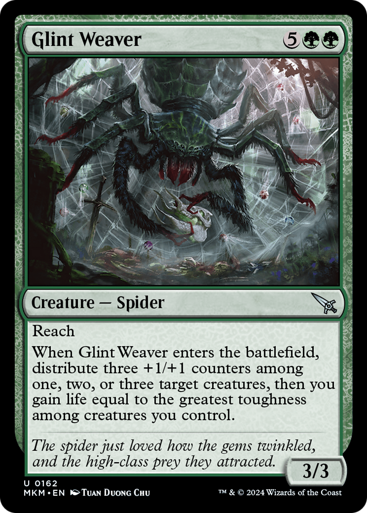 Glint Weaver (MKM-162) - Murders at Karlov Manor [Uncommon]
