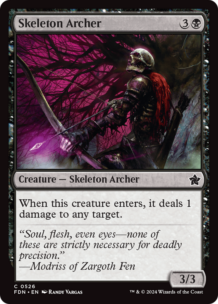 Skeleton Archer (FDN-526) - Foundations [Common]