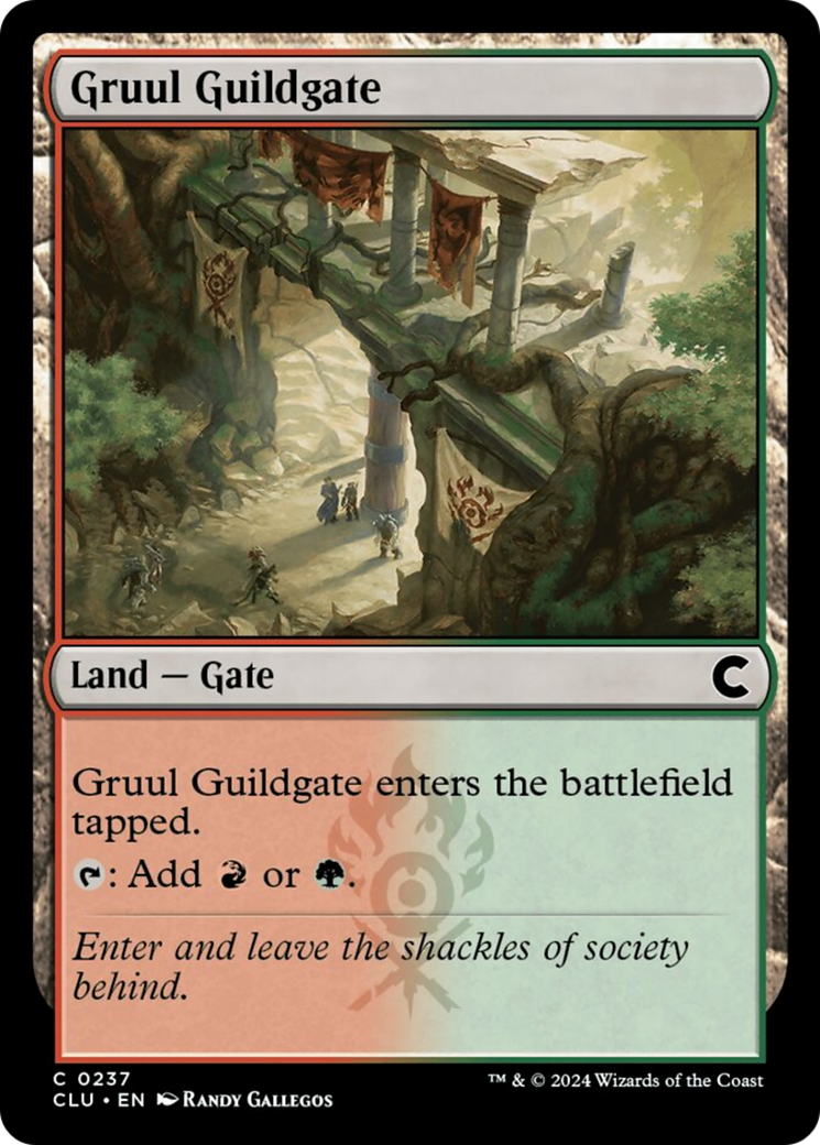 Gruul Guildgate (CLU-237) - Ravnica: Clue Edition [Common]