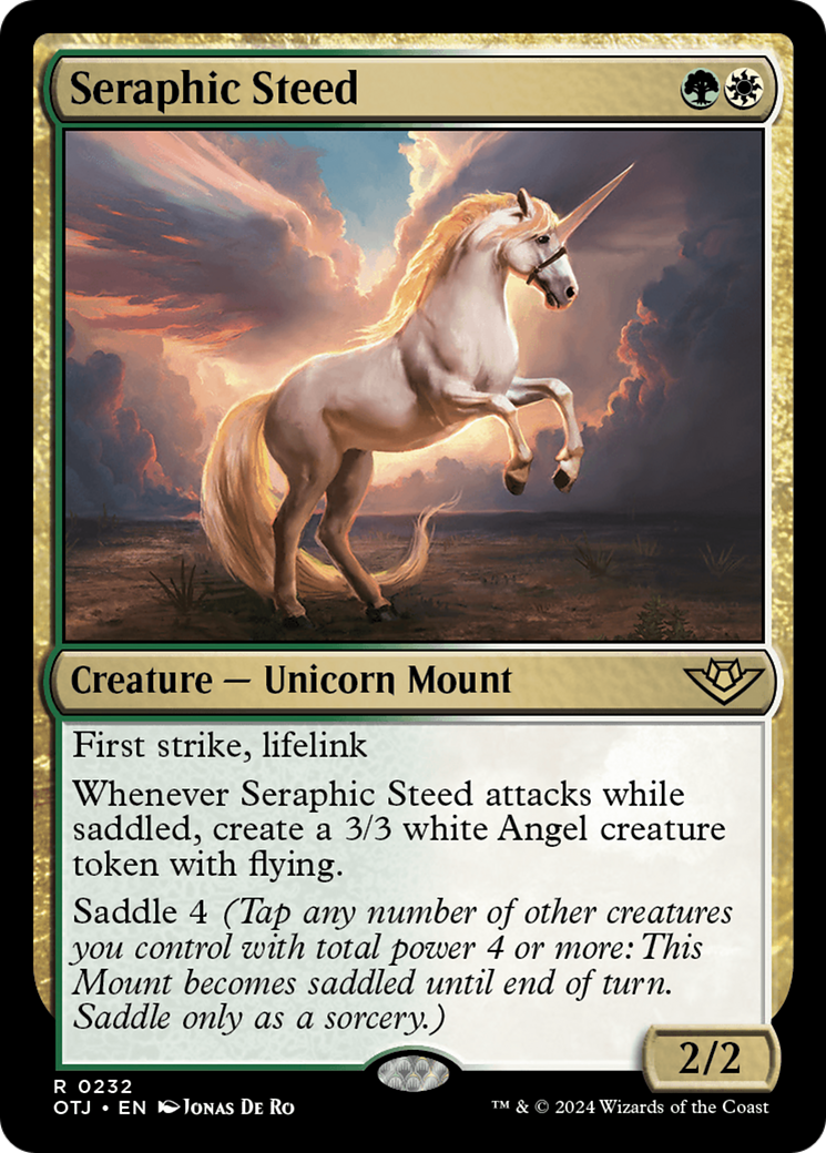 Seraphic Steed (OTJ-232) - Outlaws of Thunder Junction [Rare]