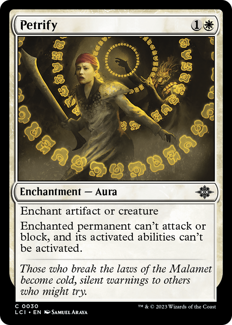 Petrify (LCI-030) - The Lost Caverns of Ixalan [Common]