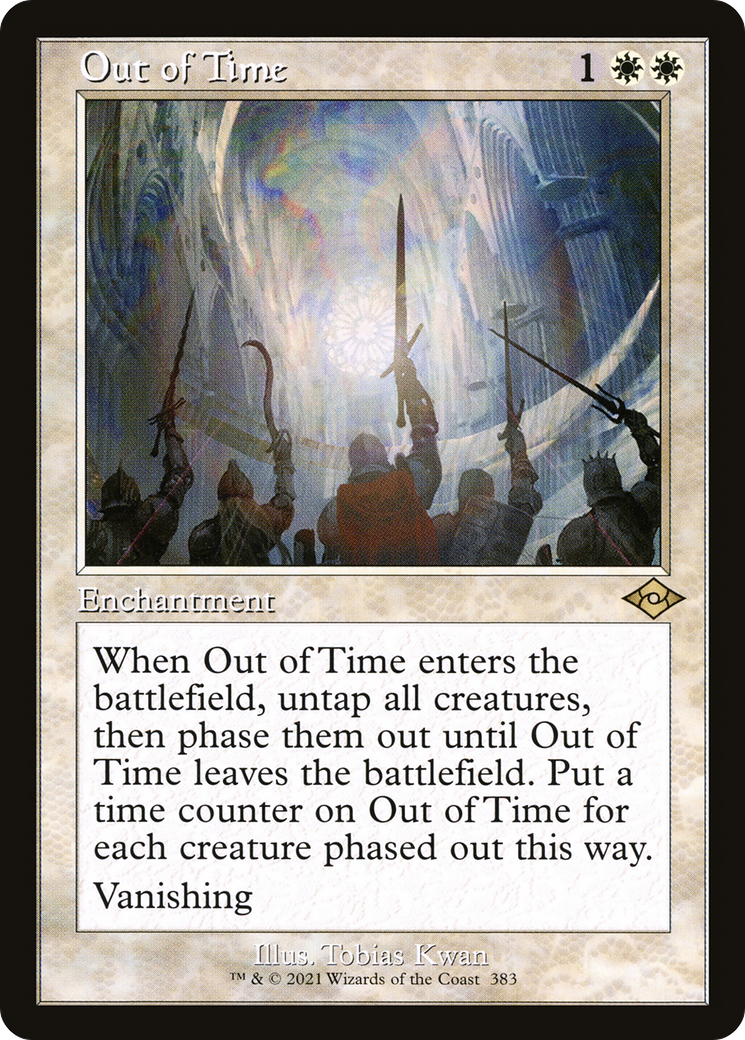 Out of Time (MH2-383) - Modern Horizons 2 Foil [Rare] Retro Frame