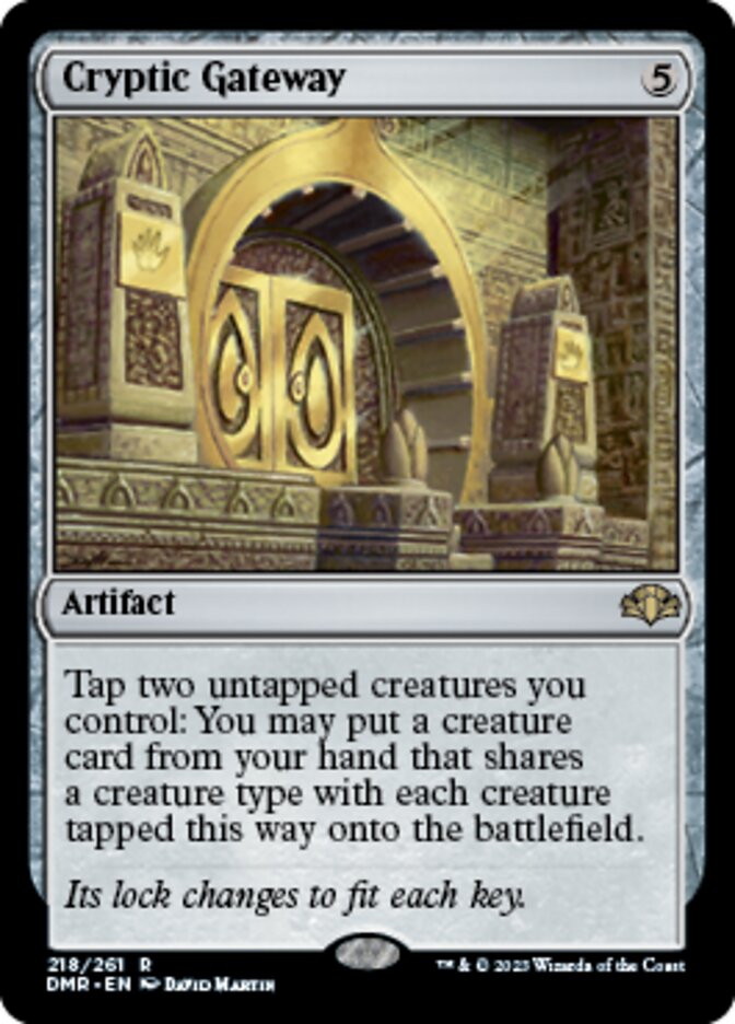 Cryptic Gateway (DMR-218) - Dominaria Remastered [Rare]