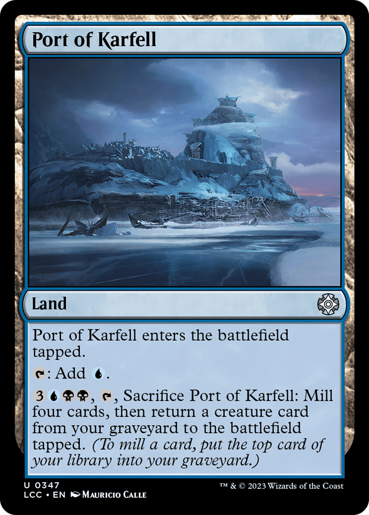 Port of Karfell (LCC-347) - The Lost Caverns of Ixalan Commander [Uncommon]
