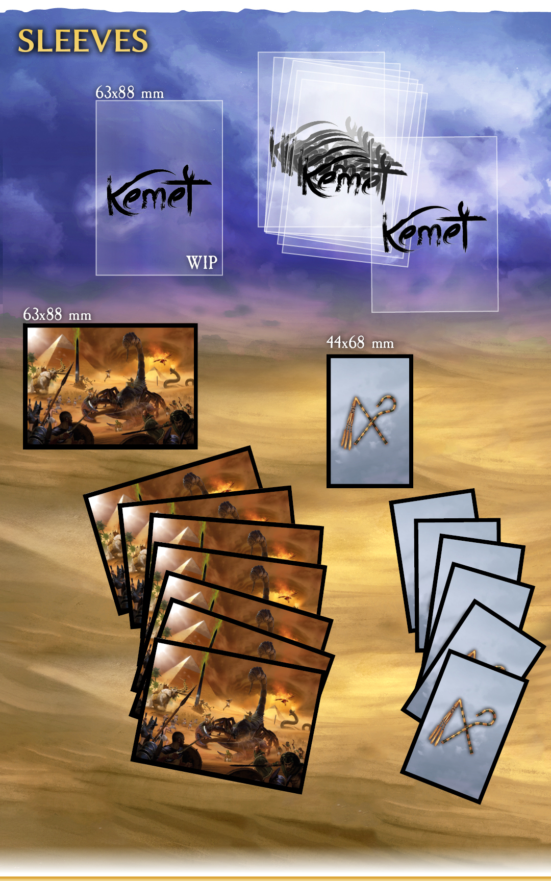Kemet: Blood and Sand - Sleeves Pack