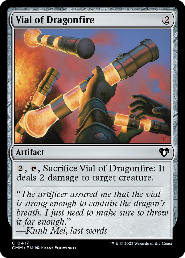 Vial of Dragonfire (CMM-417) - Commander Masters [Common]