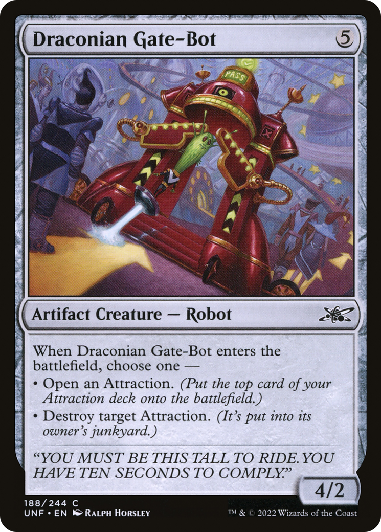 Draconian Gate-Bot (UNF-188) - Unfinity Foil [Common]