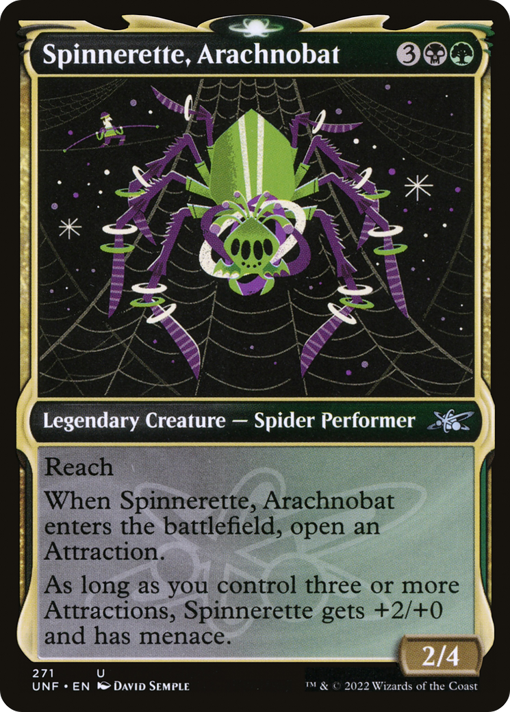 Spinnerette, Arachnobat (UNF-271) - Unfinity: (Showcase) [Uncommon]